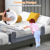 Toddlers 120CM Foldable Bed Rail Kids Bedrail Guard-Grey