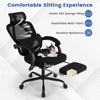 Height Adjustable Ergonomic Office Chair with Lumbar Support-Black