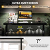 Height Adjustable Desk Electric Stand up Desk w/ Writable Tempered Glass Top