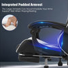 Massage Gaming Chair Leather Racing Office Executive Recliner with Leg Rest Home