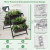 3-Tier Vertical Raised Garden Bed Freestanding Garden Planter 5 Container Boxes