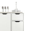 Living Room Sideboard Storage Cabinet with 2 Doors 2 Drawers TV Stand Cabinet