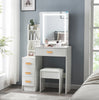 Makeup Desk Dressing Table With Mirror 4Drawers Stool Vanity Set Bedroom Modern