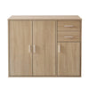 Sideboard Cabinet Cupboard Unit Storage Furniture With Drawers & Doors 4 Colors