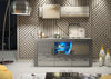 Modern 145cm TV Unit Cabinet I Stand Sideboard I Grey Gloss Doors I Free LED