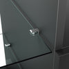 Modern TV Stand Storage Cabinet Unit High Gloss Black with LED Lights 2 Drawers