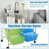 Drawers Storage Trolley Home Office Stationary Rolling Utility Cart Display Rack