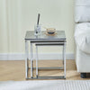 Nest Of 3 Nested Nesting Tables Side End Coffee Table Wooden for Living Room