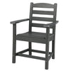 Patio Dining Chairs Outdoor Porch Armchai w/ Wide Armrests