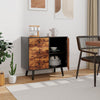 Industrial Storage Cabinet Floor Standing Wooden Sideboard Accent Side Cabinet
