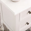 Wooden Bedside Cabinet Table Nitghtstands Set of 2 w/ Storage Drawer Cupboard