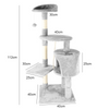 Large Cat Tree Tower Activity Centre House Scratching Post Condo Kitten Climbing