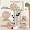 Modern Kitten Activity Center Indoor 146 cm Cat Tree w/Hammock
