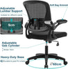 Mesh Office Chair Desk Chair Swivel Chair Computer Chair with Armrests