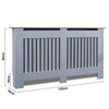 Modern Radiator Cover Small Large Wall Cabinet MDF Slats Wood Grill Furniture