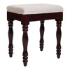Vanity Chair Dressing Table Stool Makeup Seat Baroque Piano Chair, 46.5x39x29 CM