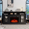 Fireplace TV Stand for TVs up to 65 Inches With 2000W Electric Fireplace Insert