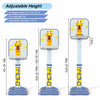 Basketball Hoop Soccer Set, 3-in-1 Kids Basketball Stand Sports Activity Center
