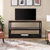 Metal TV Console Tea Coffee Table with Open Storage Rack Sofa Desk Shelving Unit