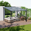 Garden Pergola Polycarbonate Roof Shelter Awning Gazebo Outdoor Canopy Party