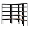 5 Tier Racking Shelf Heavy Duty Garage Shelving Storage Shelves Unit Work Bench