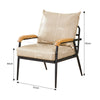 Single/Double/Triple Sofa Armchair Faux Leather Cushion Seat Metal Frame Armrest