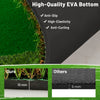 5 x 10 FT Indoor Outdoor Golf Putting Green Mat with 3 Holes-Green