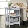 3-Tier Bedside Table Bedroom Nightstand Cabinet End Sofa Side Table Storage