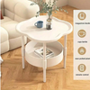 Modern Minimalist Small Coffee Table, Living Room Mobile Storage Rack