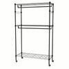 Clothes Rail Rack Garment Dress Hanging Display Stand Rack Storage with Wheels