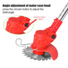 Electric 388VF Cordless Strimmer Grass Trimmer Garden 2Batteries And Charger NEW