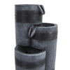 Garden Water Fountain Feature w/ LED Lights Outdoor Polyresin Statues Waterfall
