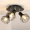 Modern 3 Way Adjustable LED Ceiling Spotlight Round Kitchen Spot Light w/ Viafms