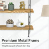 3Tier Wall Floating Shelf Unit Adjustable Bookshelves Display Living Room