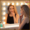 Hollywood 17 LED Vanity Makeup Mirror 3 Color Lighting Dressing Table Mirror+USB