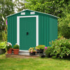 Metal Garden Shed 6X4 Large Outdoor Garden Storage House ApexRoof WITH FREE BASE