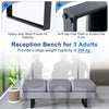 Waiting Room Bench Long Seating Upholstered Salon Reception Bench Office Chair