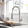 BigSale Monobloc Pull Out Kitchen Mixer Tap Dual Spout Spray Single Lever Chrome