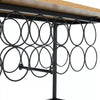 Industrial Drinks Trolley Kitchen Bar Shelves Storage Unit Wine Serving Cart UK