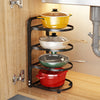 2-7 Tier Kitchen Saucepan Pan Lids Holder Storage Rack Cabinet Shelf Space Saver