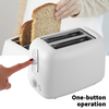 2 Slice Bread Toaster 6 Levels Timing Control Crumb Tray 650W Extra Wide NEW UK