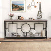 Heavy-duty Metal Frame Extra Long Sofa Table Behind Couch Console Table