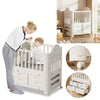 Eco-friendly PP Newborn Cot Bed Baby Bedside Bassinet Crib Infant Storage Drawer