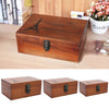 Lockable Wooden Gift Chest Box Plain Various Size Keepsake Fathers Day Storage