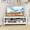 Corner TV Stand 3-Tier Entertainment Center Console Table w/Shelves