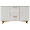 2 Doors 3 Drawers Sideboard Buffet Cupboard Unit Cabinet for Living Room Kitchen