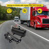 Air Horn Truck Train Horns Kit 12 Volt with 6L RV Compressor 4 Trumpet 150PSI