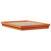 Lechnical Bed Frame Wax Brown 160x200 Solid Wood Pine,Bed Frame,Bed G7A6