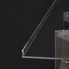 Acrylic Lectern Plexiglass Podium Clear Stand Acrylic Pulpits f/ Churches Office