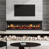 LED Fireplace Media Wall Fire Wall Mounted / Insert Media Electric Heater 50inch